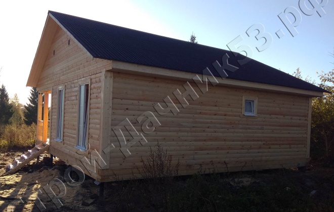 2 Брусовой дом ОД-11, 9×9, 81 м², Новгородская область,  Валдайский район, Деревня Ивантеево (4)